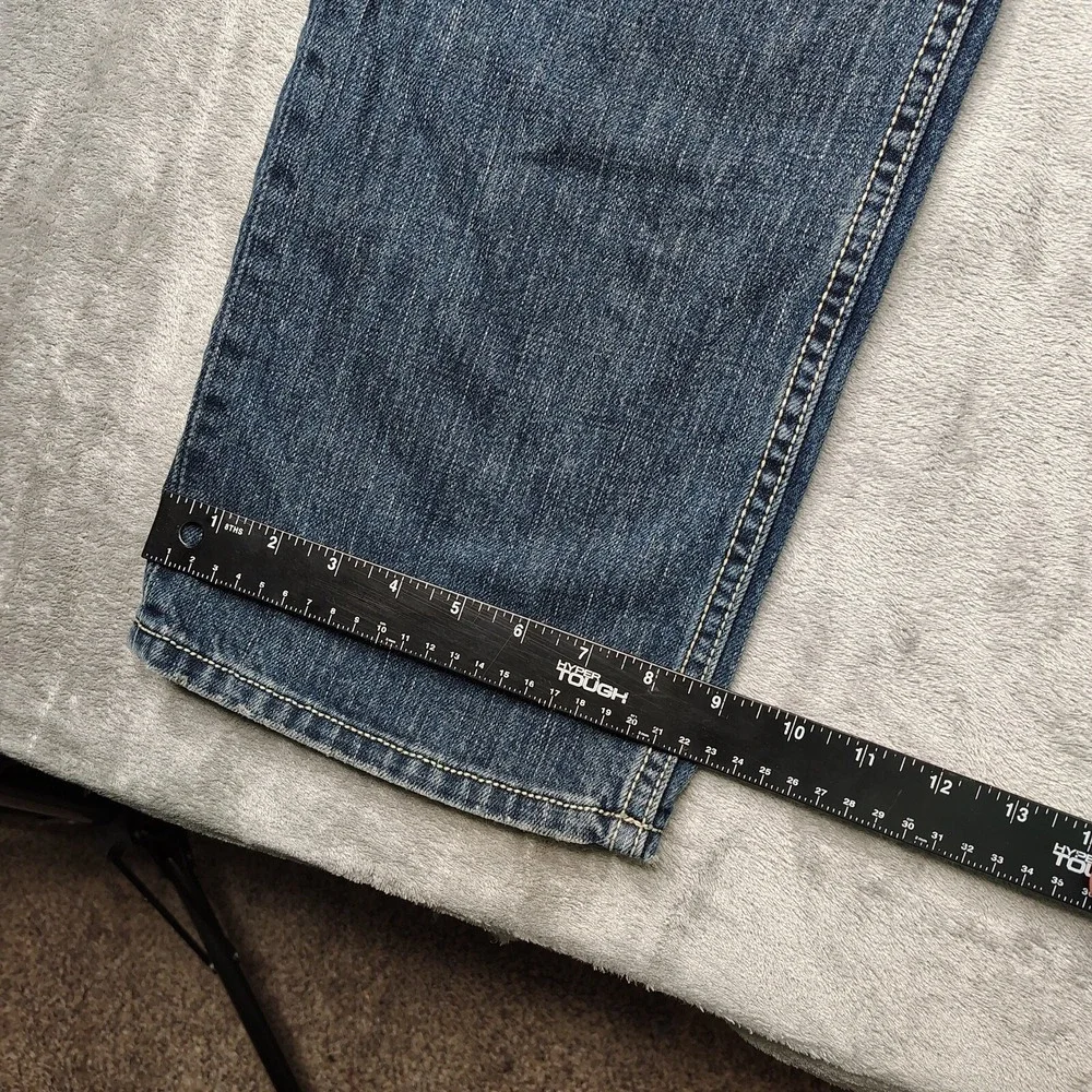 Affliction Jeans Mens 34x34‎ Blue Flap Pocket Denim Killers Grunge Made In USA